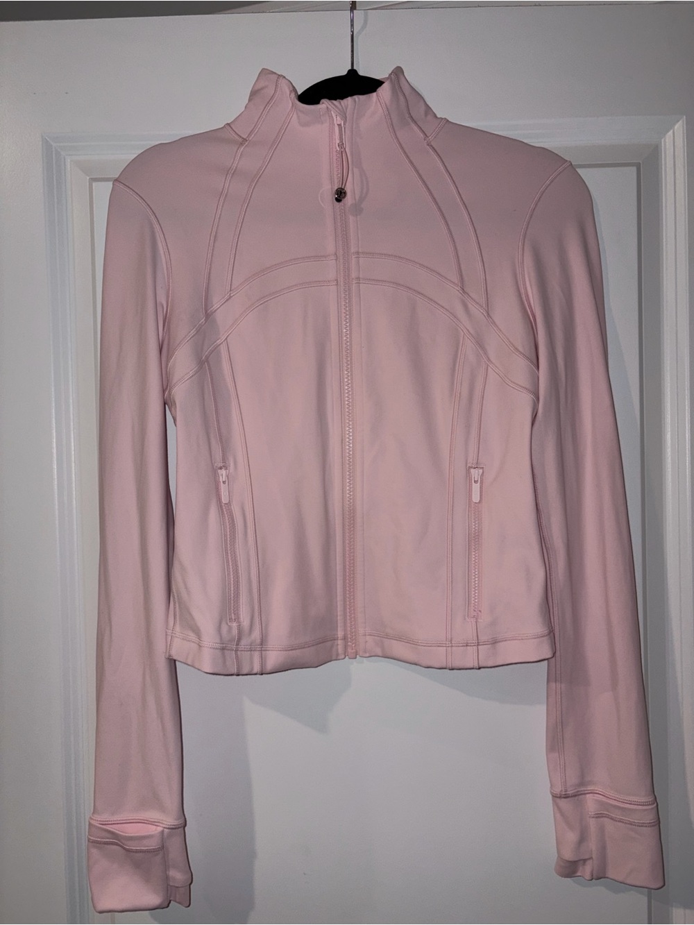 lululemon athletica Light Pink Zip-Up Bomber Jacket